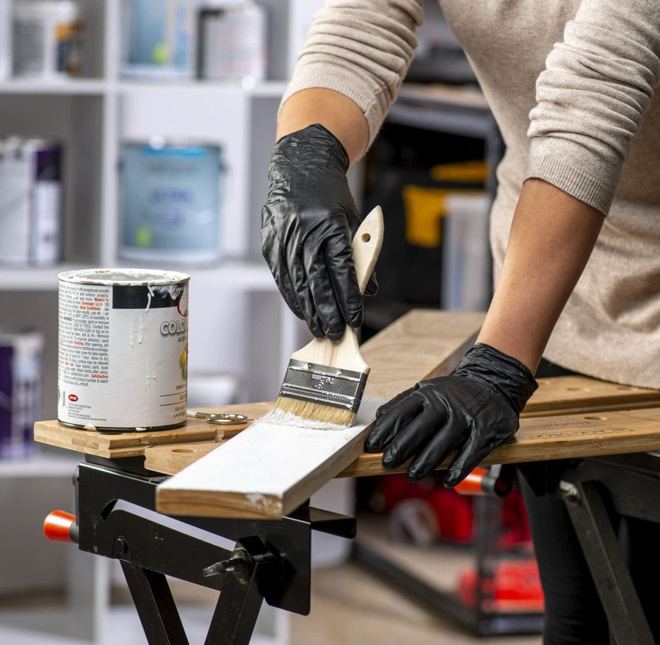 Vista 7 de GUANTE NITRILO TEXTURIZADO - TALLA: L